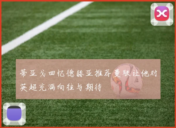 蒂亚戈回忆德赫亚推荐曼联让他对英超充满向往与期待